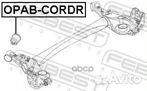 Опора задней балки opel corsa D 06
