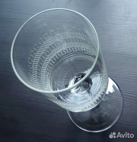 Старинные рюмки / Винтажные бокалы с пантографией