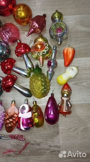 Елочные игрушки 60-70х СССР