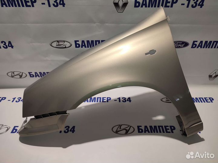 Крыло переднее левое лада калина 1 мускат-620