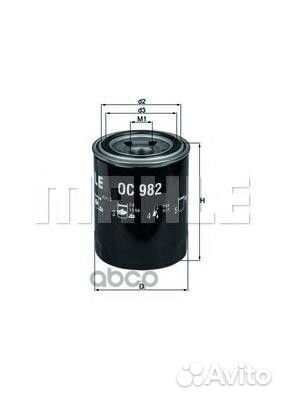 OC982 фильтр масляный Subaru Forester/Impreza