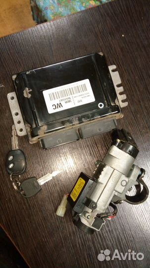 Замок+эбу+иммобл.+ключи шевроле авео Т250