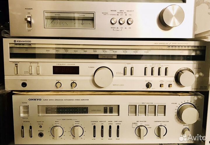 Рессиверы Kenwood KR-720, 750 (в макинтоше)