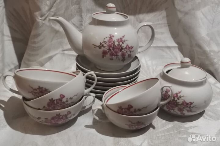 Сервиз чайный Дулевский фарфор, 1995 год