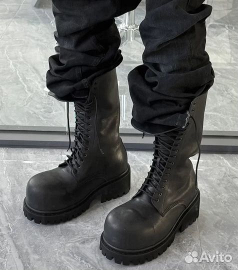 Balenciaga stomper boots type