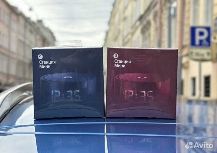 Яндекс станция мини с часами