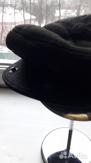 Мужская кепка зимняя-дубленка,раз.54-56