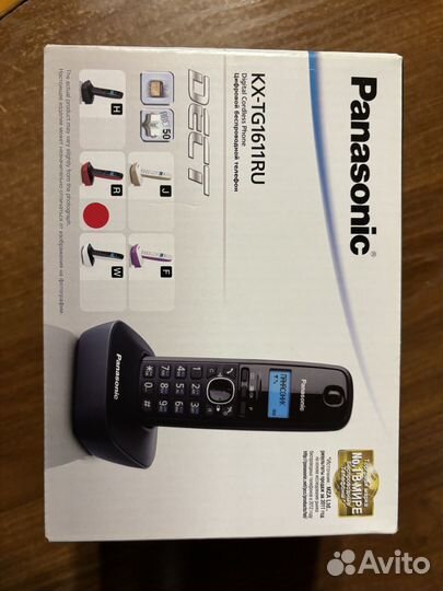 Радиотелефон домашний dect Panasonic