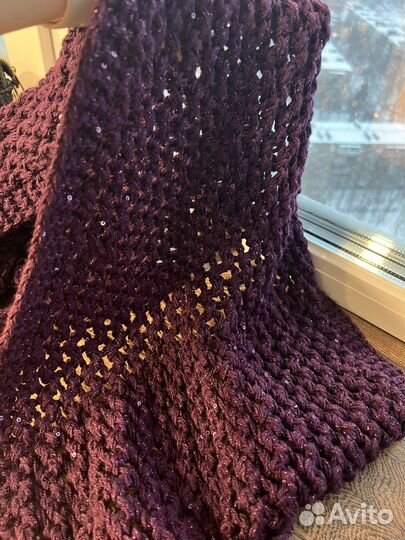 Комплект шапка и шарф ручная работа