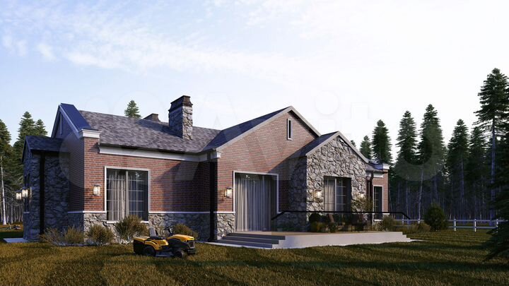 Коттедж 216 м² на участке 9,7 сот.