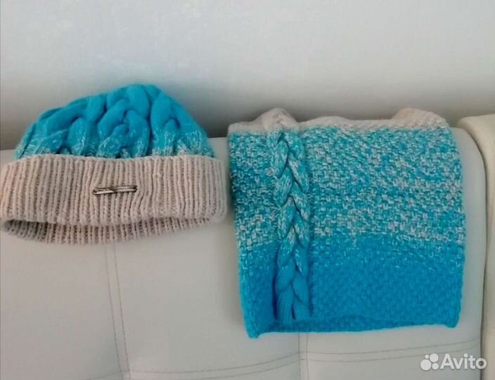 Комплект шапка и снуд