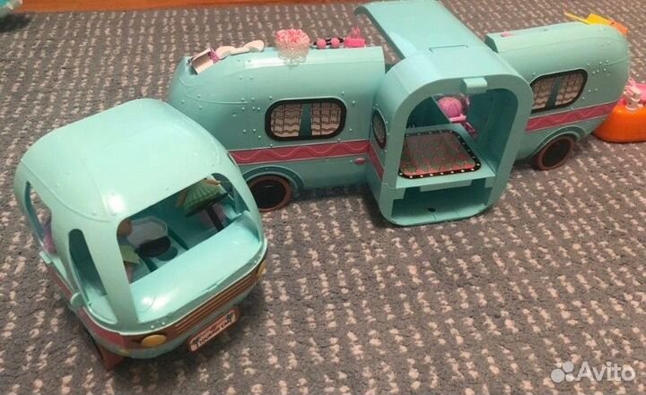 Автобус куклы лол фургон/кемпер 25 аксессуаров