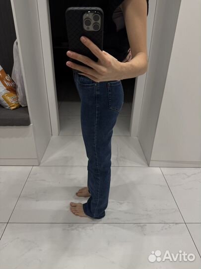 Джинсы синие женские