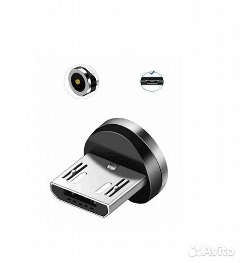 Магнитный наконечник Micro USB круглый коннектор