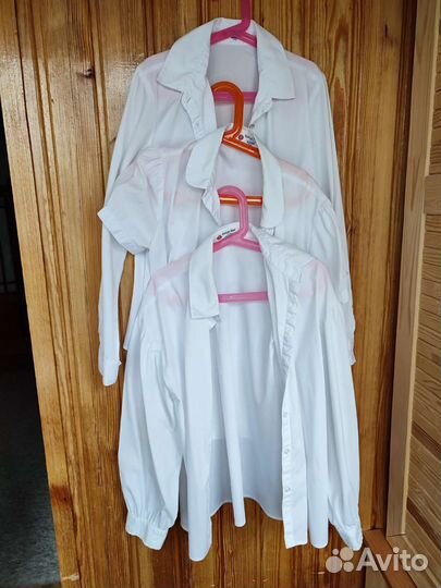 Рубашка белая для девочки