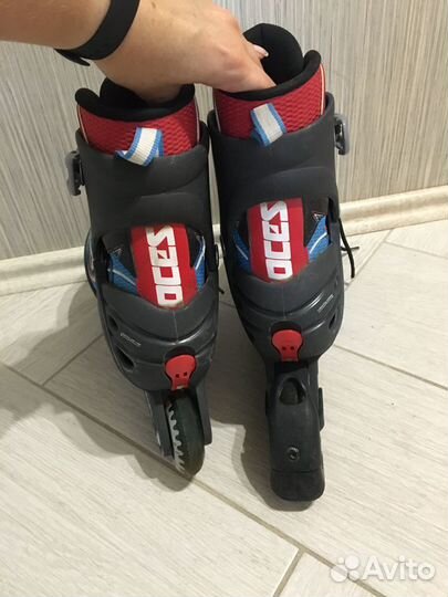 Роликовые коньки раздвижные р-р 36-40