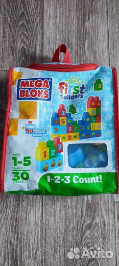 Конструктор mega bloks 2шт и развивающий коврик