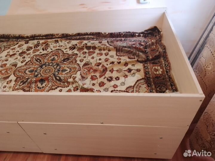 Детская кровать молочный дуб, ручная сборка