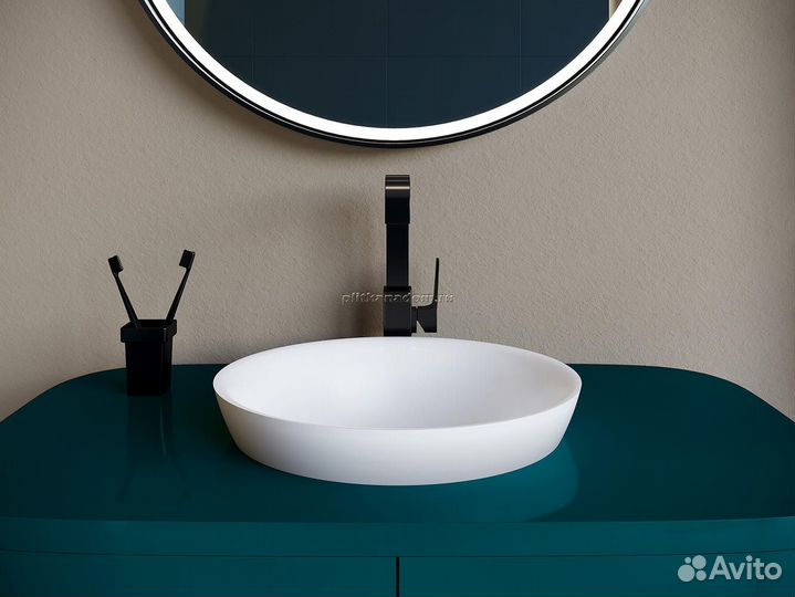 Salini Marea 03 1802203MRF Раковина полувстраиваемая покраска по RAL полностью