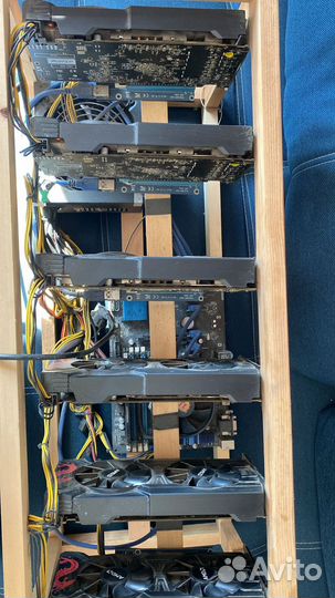 Майнинг ферма под разбор