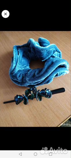 Резинки для волос и заколка-зажим новое