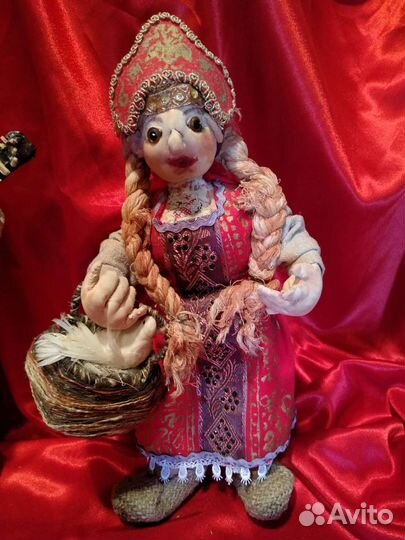Текстильная кукла авторская