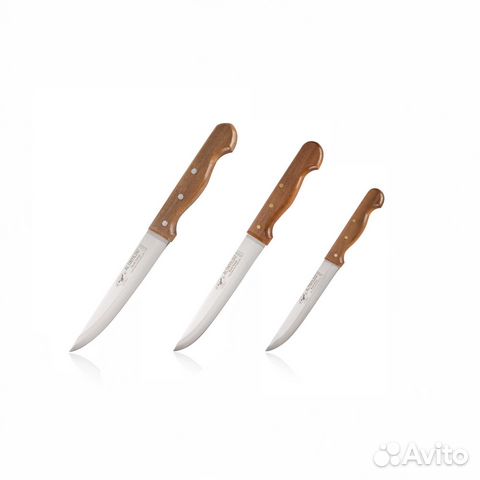Набор ножей для кухни с деревянной ручкой