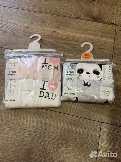 Комбинезоны и боди 92-98