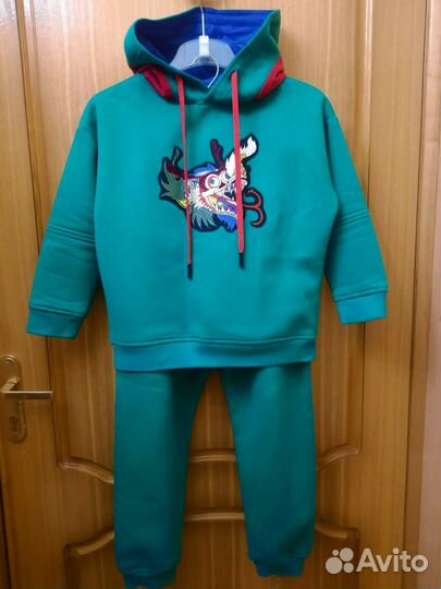 Костюм из футера с начесом детский