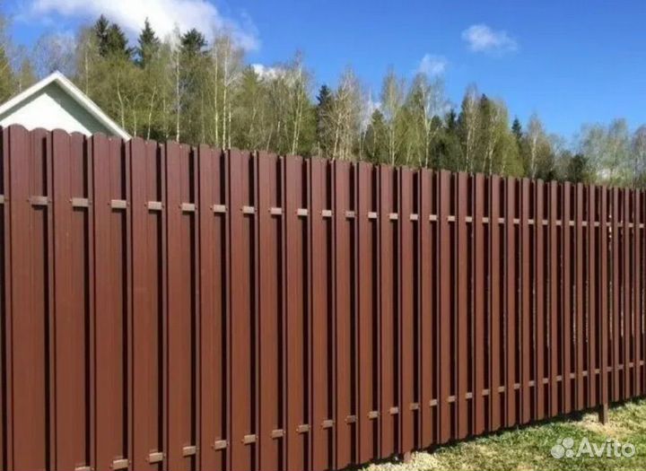 Установка заборов под ключ монтаж забора