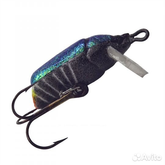 Мини воблер жук бронзовка Cannalle плавающий 2шт