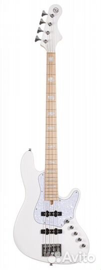 Бас-гитара Cort NJS4-WHT (чехол в комплекте)