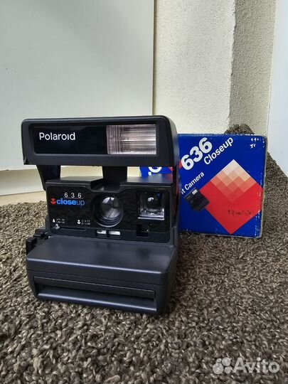 Polaroid 636 closeup instant camera