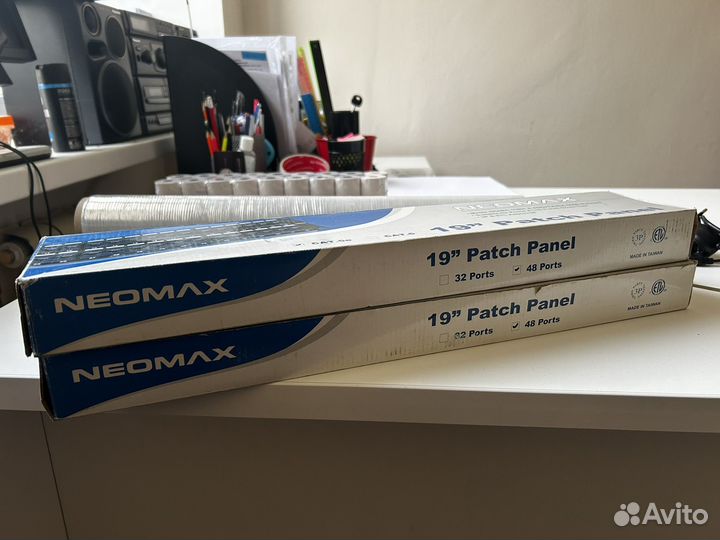 Патч-панель Neomax cat.5e 19* patch panel 48 port