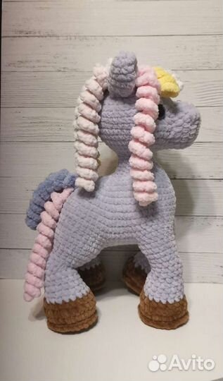 Пони плюшевая ручной работы