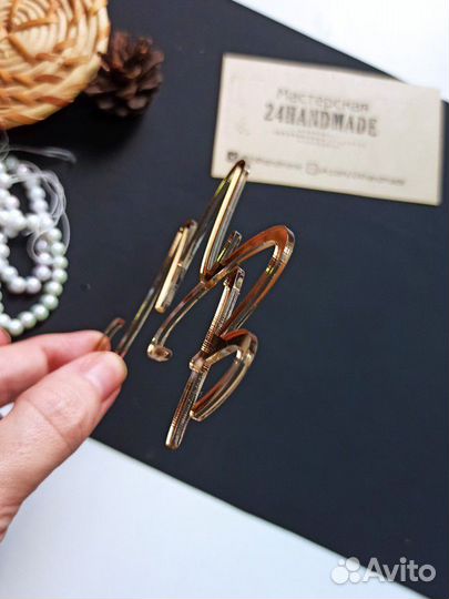 Инициалы на свадьбу мв зеркальное золото