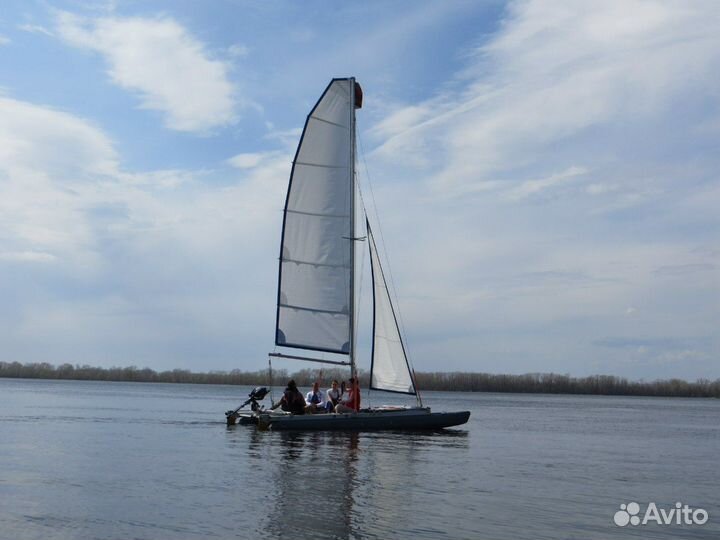Прогулки под парусом по реке Волга
