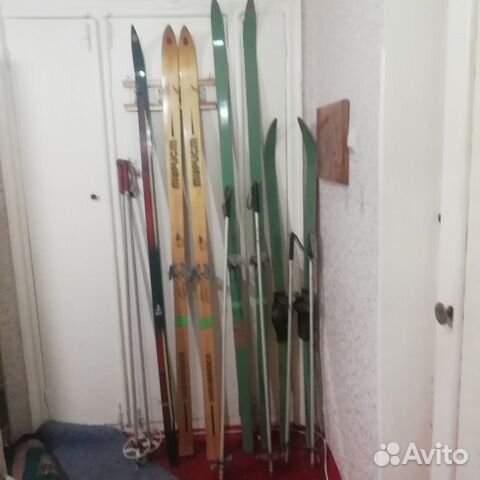Лыжи беговые СССР деревянные и пластиковые