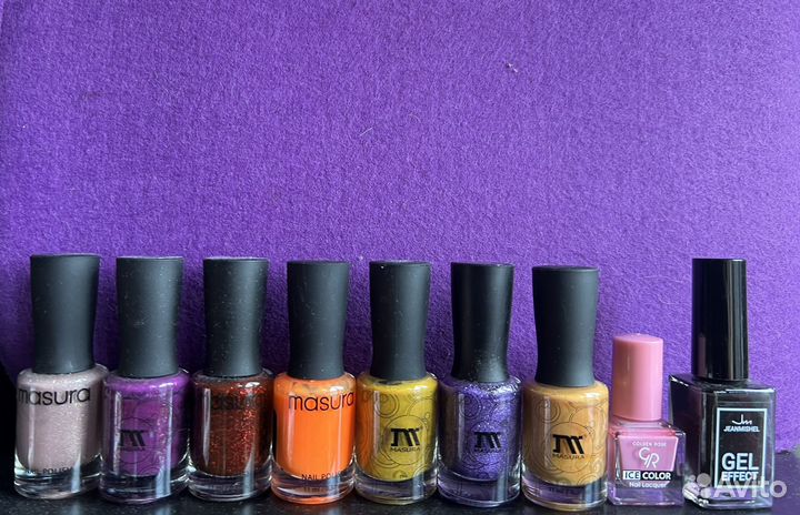 Лаки для ногтей Masura и Jeanmishel цена за все
