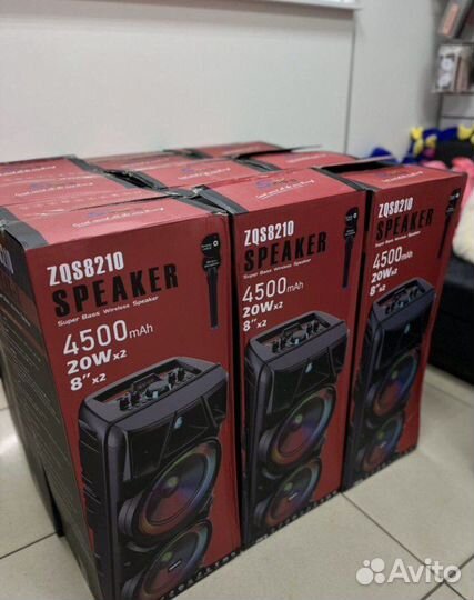 Большая блютуз колонка ZQS 8210