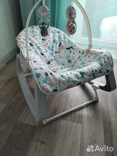 Шезлонг, кресло-качалка Fisher-Price GWD-39