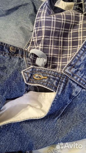 Джинсовый комбинезон для беременных