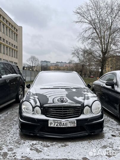 Передний бампер wald на w211