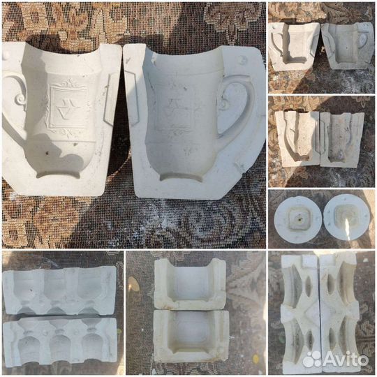 Гипсовые формы для литья фарфора, стекла