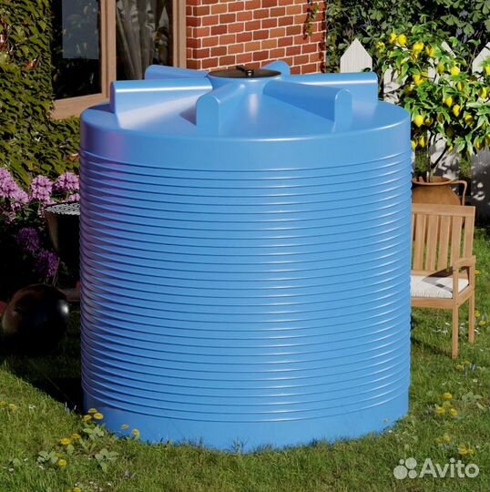 Емкость синяя