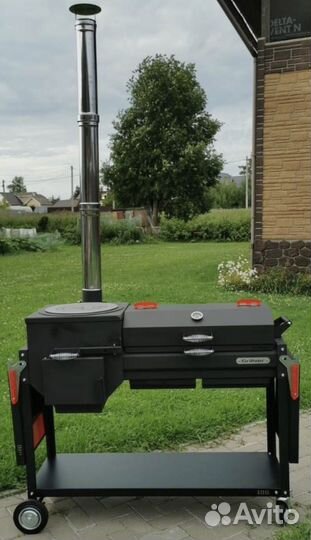 Мангал 4в1 печь, мангал, барбекю, коптильня