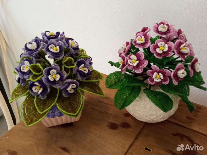 Тюльпаны из бисера