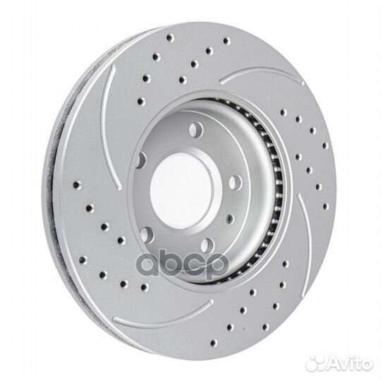 Диск тормозной передний перфорированный с покры