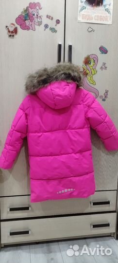 Зимний костюм для девочки 116+