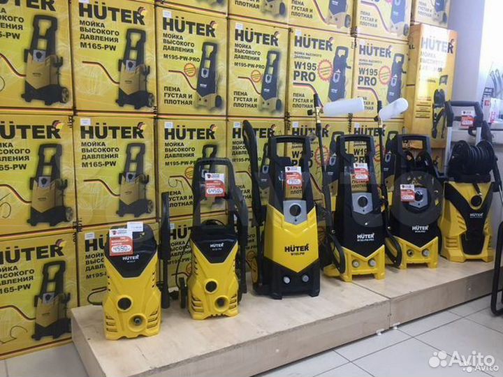 Мойки 165-210 бар Huter высокого давления